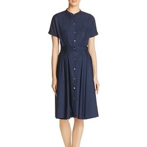 Theory Avinka Mock Neck Knee Length Dress US 12